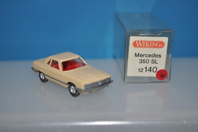 Wiking 12140 (140/11A)- Mercedes-Benz 350SL Coupe (Beige) -NEW w/BOX