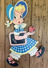 Vintage Mother Goose Pin-Ups Mary Had A Little Lamb Wall Hanging Nursery