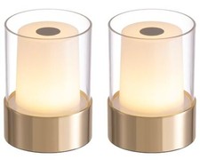 LED H4 Gold Touch Night Light for Nursery Baby Kids Set of Gold-2 PE Plastic 