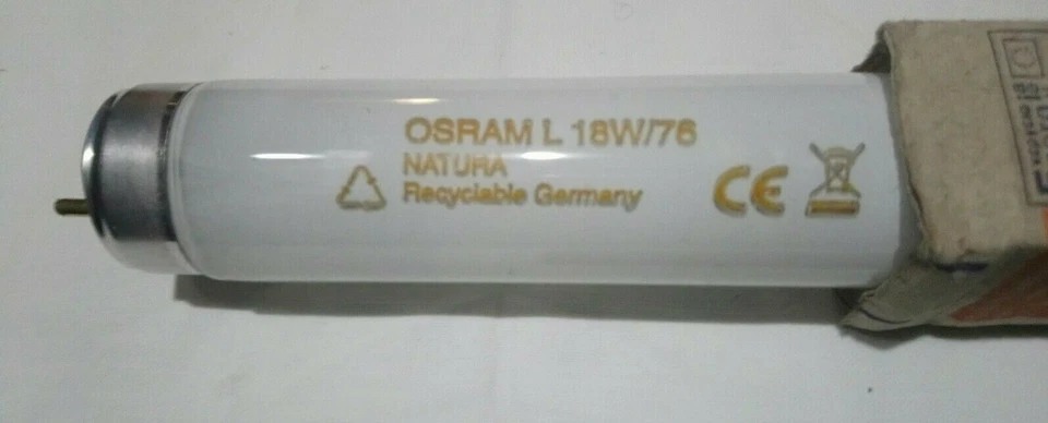 Osram 2pz di neon T8 G13 18W/76 natura x negozi alimentari e macellerie. - Immagine 2 di 2