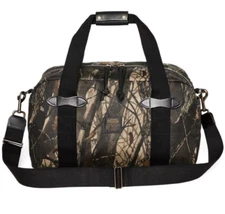 Filson x Realtree Tin Cloth Small Duffle Bag 20263732 Hardwoods Camo Waxed Olive