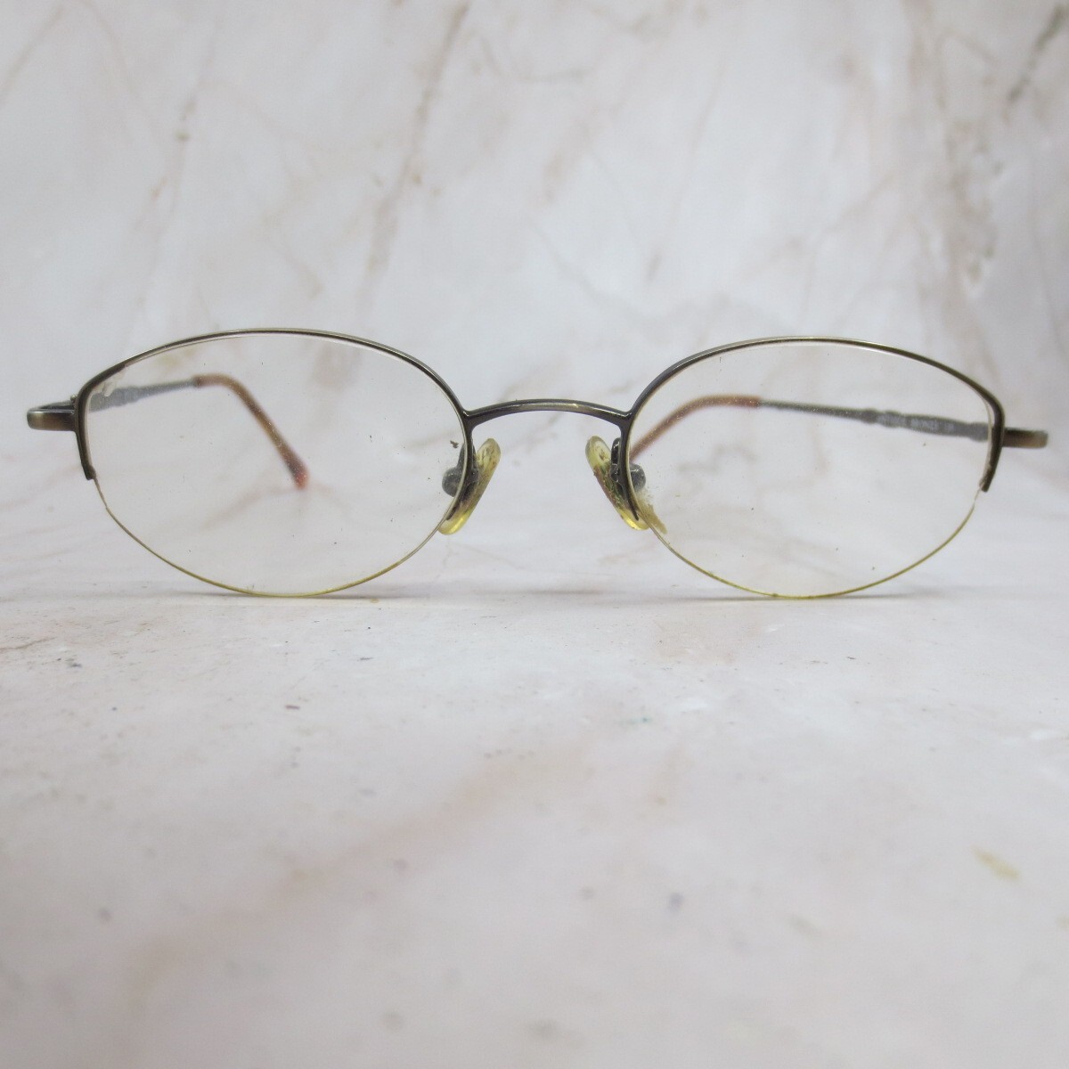 Laura Ashley EVE Eyeglasses Frame Women's Bronze Brown Metal Half