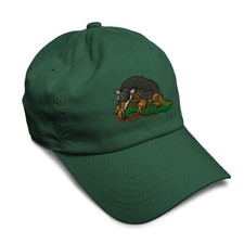 Twill Cotton Soft Women Baseball Cap Giant Armadillo Embroidery Dad Hats for Men