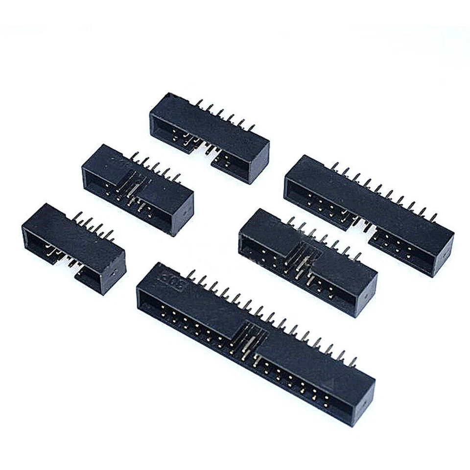 2.0MM Straight IDC Header Connector DC3-6/8/10P/12/20/30/40/60P ISP JTAG Socket - Image 2 of 3