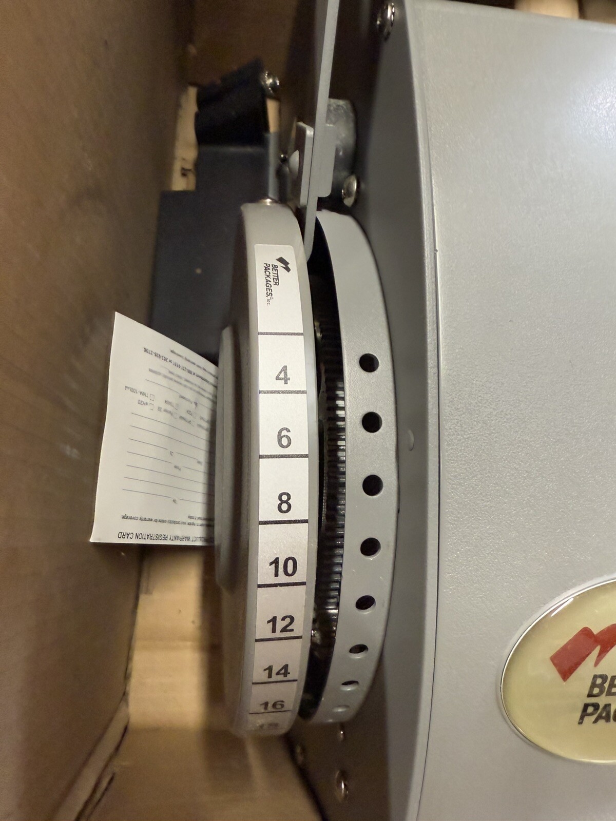 Better Packages Inc Gummed Tape Dispenser .  Make Packaging Easy. Cool Stuff