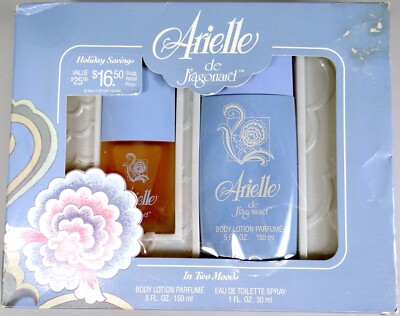 Arielle EDT Spray 1 oz Body Lotion Perfume 5 oz Marimar Vtg Rare New Box Lot Set