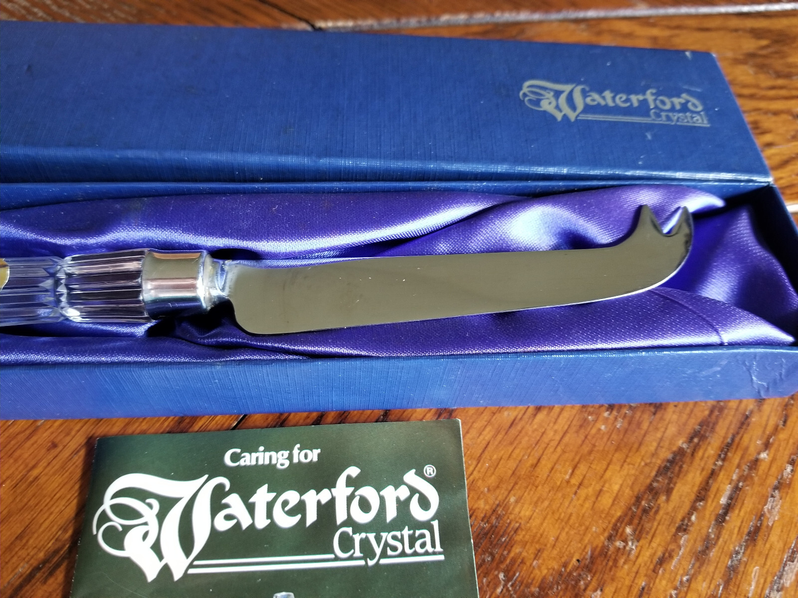 Waterford Crystal Cheese Knife 8" New Old Stock NIB Boxed eBay