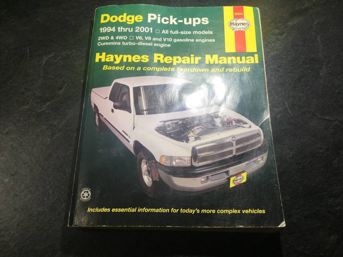 Dodge Full-Size Pickups, 1994-2001 by John Haynes and Mike Stubblefield  (2001, Paperback) | eBay
