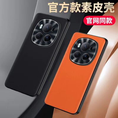 For Honor Magic6 Pro, Luxury Shockproof PU Leather Hybrid Cover Case Skin Feel