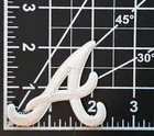 Atlanta Braves Retro White A Iron /Sew On Embroidered Patch ~Free Tracking~