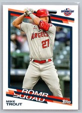2022 Topps Opening Day Bomb Squad Baseball #BS-8 Mike Trout  Los Angeles Angels
