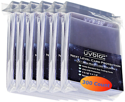 Semi Rigid Baseball Card Sleeves (300 Ct) Protector Saver Holders Trading Sports | eBay Semi Rigid Baseball Card Sleeves (300 Ct) Protector Saver Holders Trading Sports | eBay