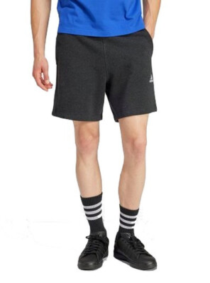 Adidas Herren Seasonal Essentials Melange Shorts Freizeit Hose Schwarz Sport