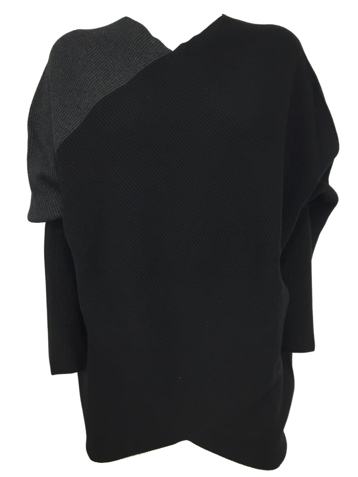 GAIA MARTINO maglia donna lana двухцветный черный цвет в стиле неро/антрацит на GM4