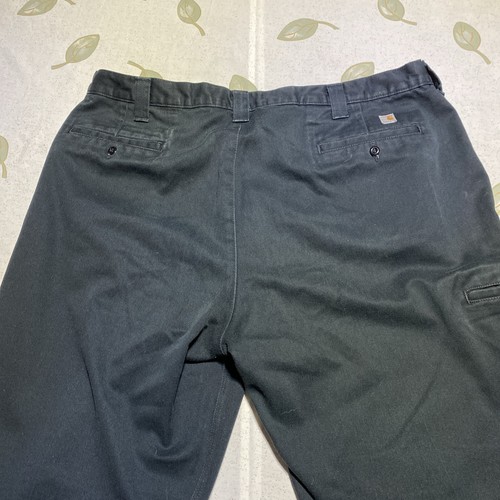 Carhartt B316 Double Knee Relaxed Twill Hose Schwarz Y2K Wandern Herren Gr. 44x34.    OO - Bild 12 von 18
