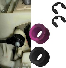 2PCS Shift Cable Bushing Repair Kit with Clips Replacement for 33835-08010