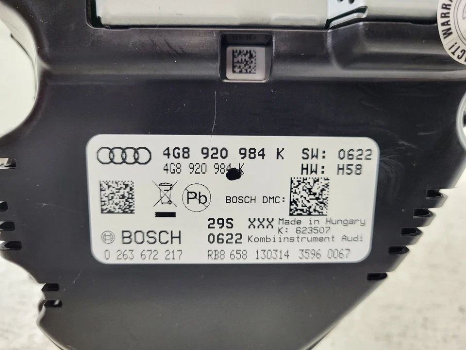 Audi A7 Speedo 2014 velocímetro grupo 50 k millas OEM LKQ Foto 3 de 4