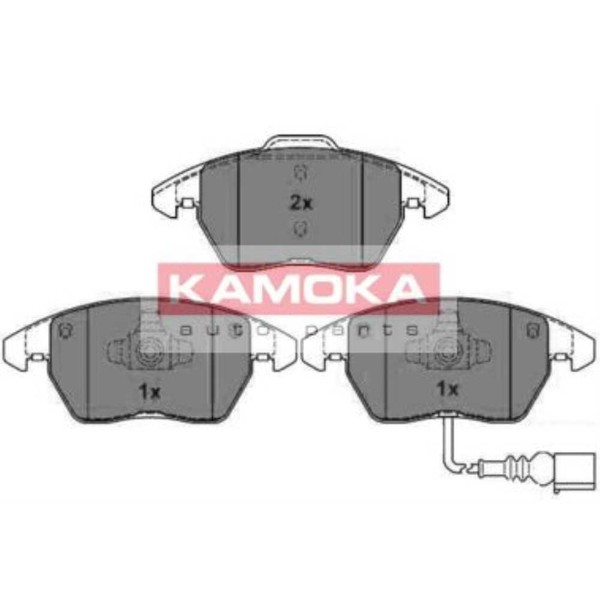 Kamoka BremsbeläGe Bremsbelegsatz Vorne FüR VW Golf IV Skoda Fabia II-image
