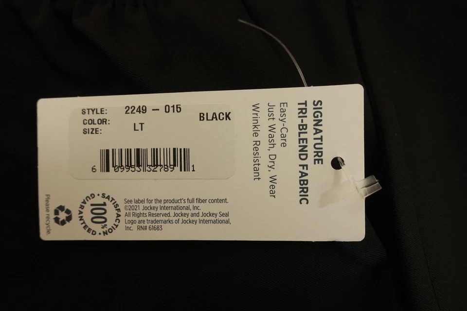 Pantalón Médico Jockey Mujer Talla Grande Alto Negro Máxima Confort 2249 Nuevo con Etiquetas Foto 2 de 4