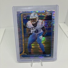 2025 Topps Chrome - Omarion Hampton #324 Pulsar Refractor (RC)