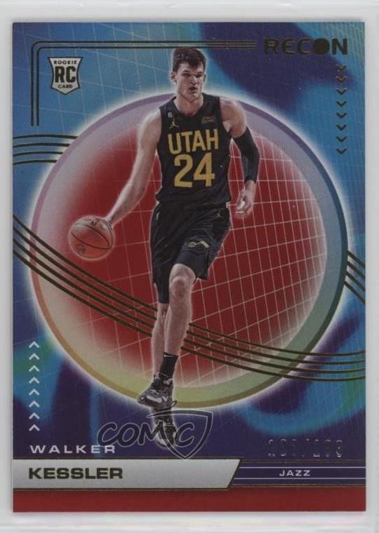 2022-23 Panini Recon Rookies Holo Red /199 Walker Kessler #222 2qw