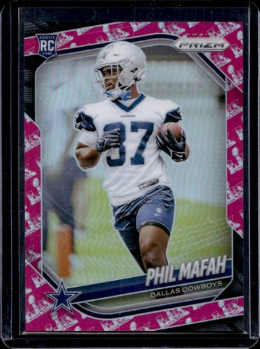 2025 Panini Prizm Phil Mafah RC Super Bowl LX Rookie #/60 Cowboys