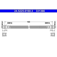 1X Bremsschlauch ATE 24.5225-0160.3 Passend FüR VAG