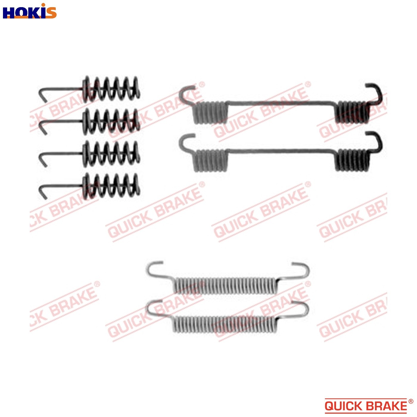 ACCESSORY KIT PARKING BRAKE SHOES 105-0775 FOR VW CADDY/III/Box/Body/MPV LT/Mk