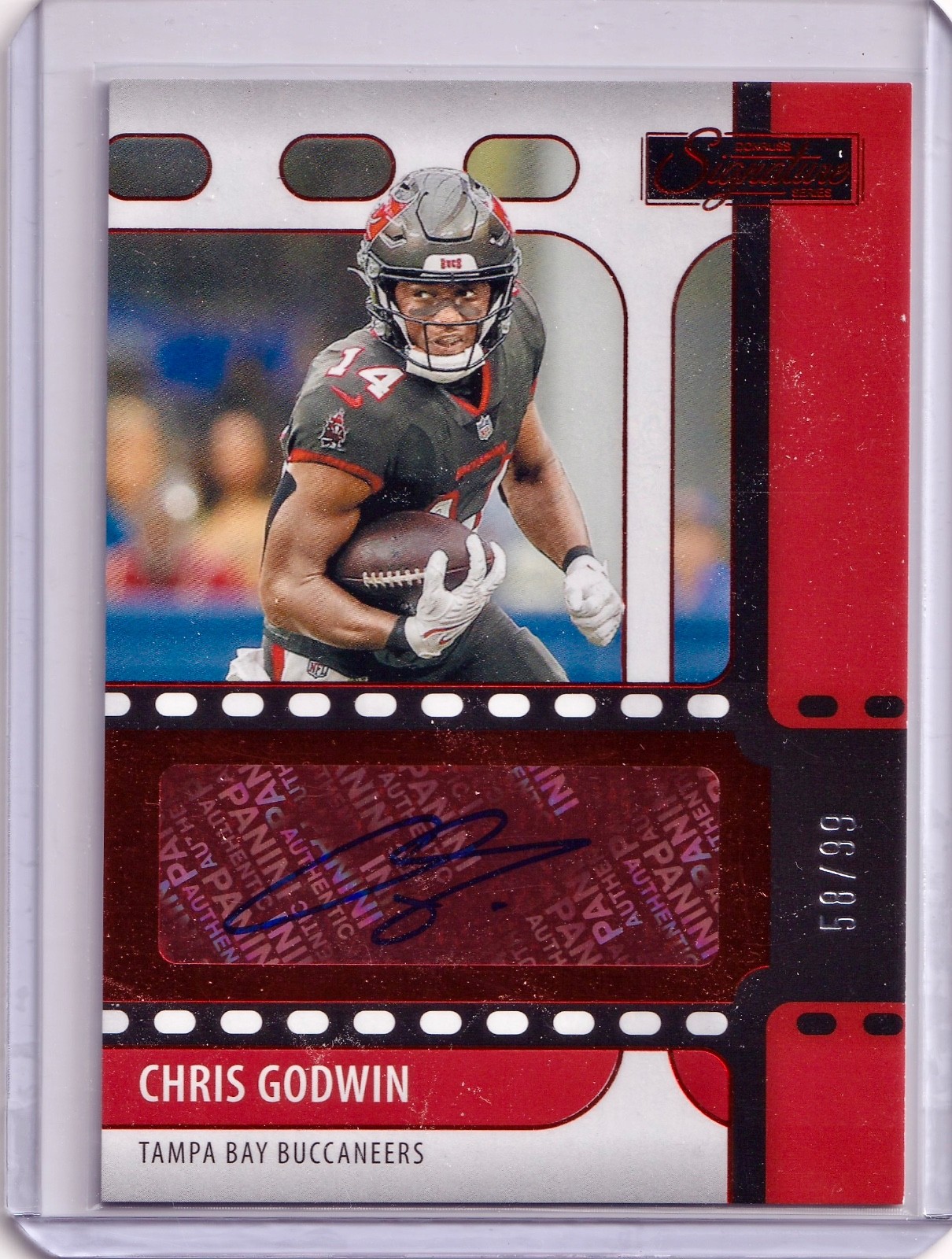 2021 Panini Chronicles Donruss Signature Chris Godwin Auto /99 Bucs SS-CGO