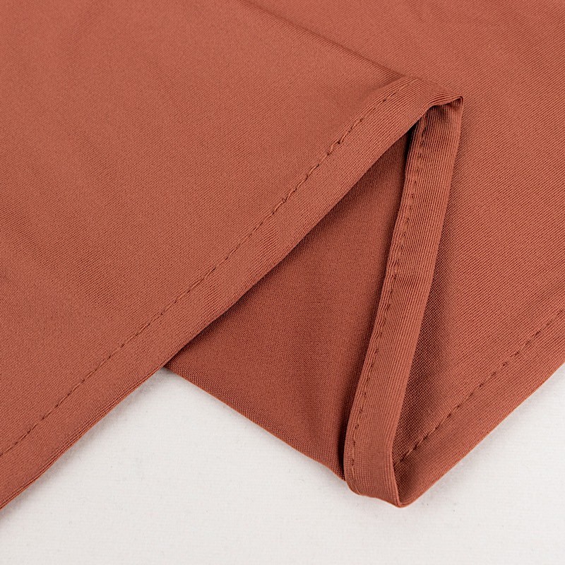 Terracotta 60" x 10 yards 4-Way Stretch Spandex Fabric Bolt Wedding Party Crafts