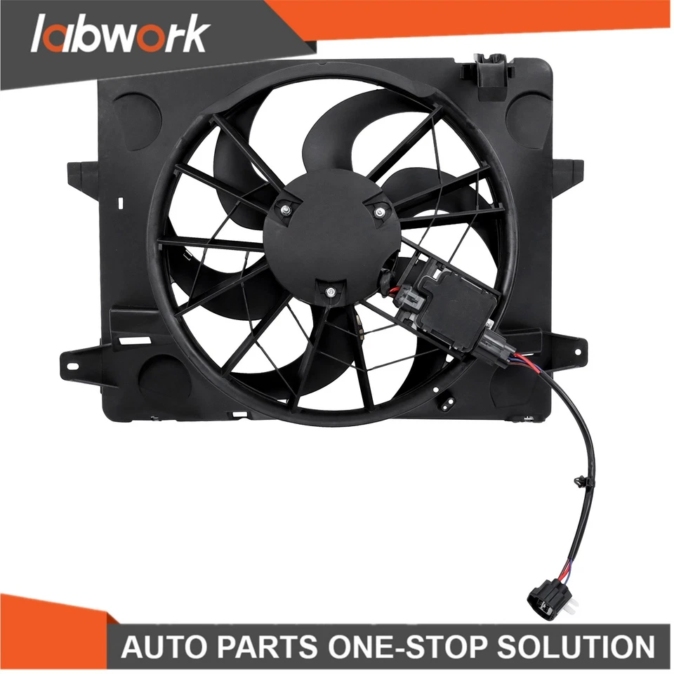 Conjunto de ventilador de refrigeración de laboratorio para Lincoln Town Car Mercury Grand Marquis 2003-05 Foto 4 de 4