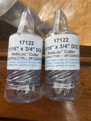 #ad Hougen RotaLoc Annular Cutter 17122 11 16quot; x 3 4quot; $20.00