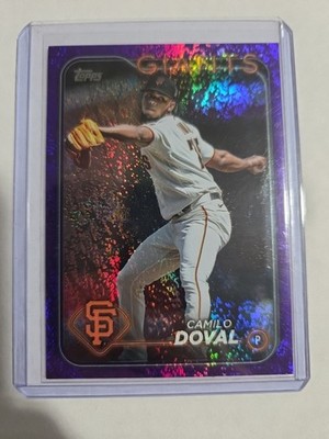 2024 Topps Series 1 Camilo Doval #213 Purple Holofoil /799
