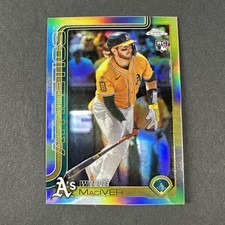 Willie MacIver REFRACTOR RC 2025 Topps Chrome Update #USC81 Rookie A’s