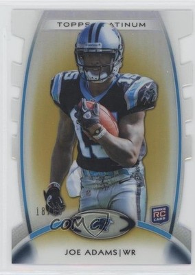 2012 Topps Platinum Rookie Retail Orange Refractor Joe Adams #126 Rookie RC 7mg