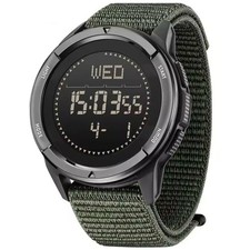 🟢 - Orologio Digitale LED North Edge Alps Bussola Carbonio Cronometro Militare