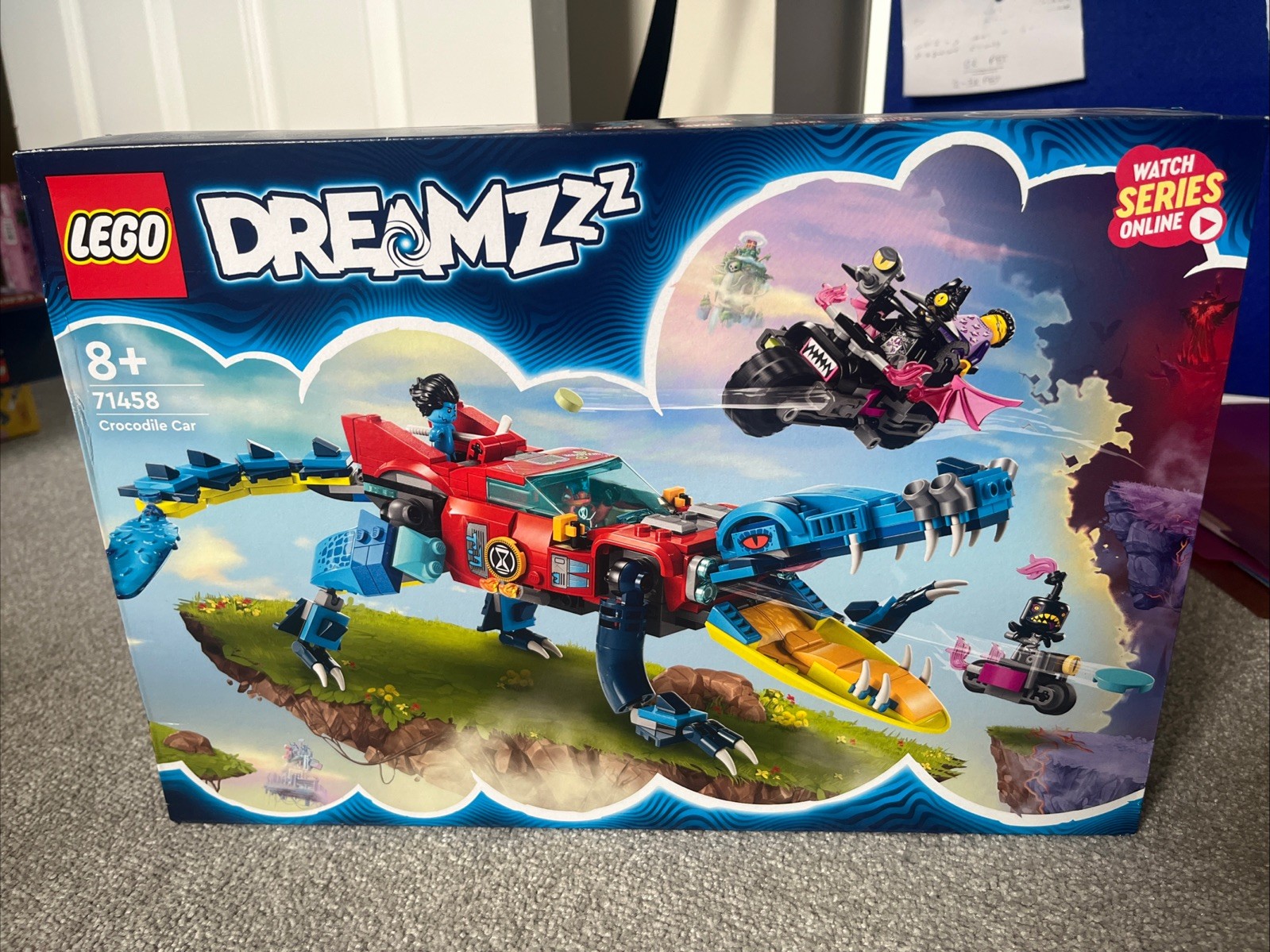 LEGO DREAMZzz 71458 Crocodile Car 2-in-1 Set | Build & Play Adventure Toy BN