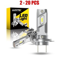 Led H7 Headlight Bulb Low Set High 6500k Beam Cold Super White Bright Lamp 2-20x