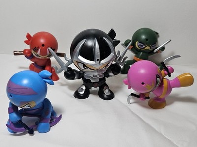 Lot Of 5 Fart Ninjas Motion Activated Sound Maker Toy Ihira Farty Pack Working 