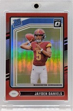 2024 Panini Donruss Optic - Rated Rookie Jayden Daniels #248 Red Prizm /125 (RC)