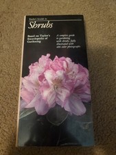 Taylor's Guide To Shrubs Book 1987 Good Condition