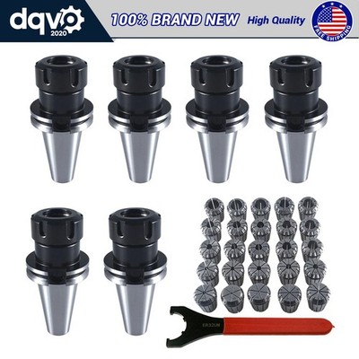 CAT 40 Tool Holder Kit for Haas Fadal CNC Mill ER32 Chuck Collet Set