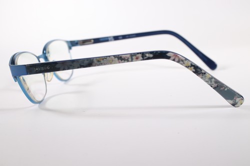 Jai Kudo Eyeglasses JK P04 Womens Blue Full Rim Metal Eyewear Glasses Frames - Picture 3 of 4