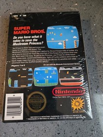 Super Mario Bros NES Factory CIB Mint Authentic Nintendo 