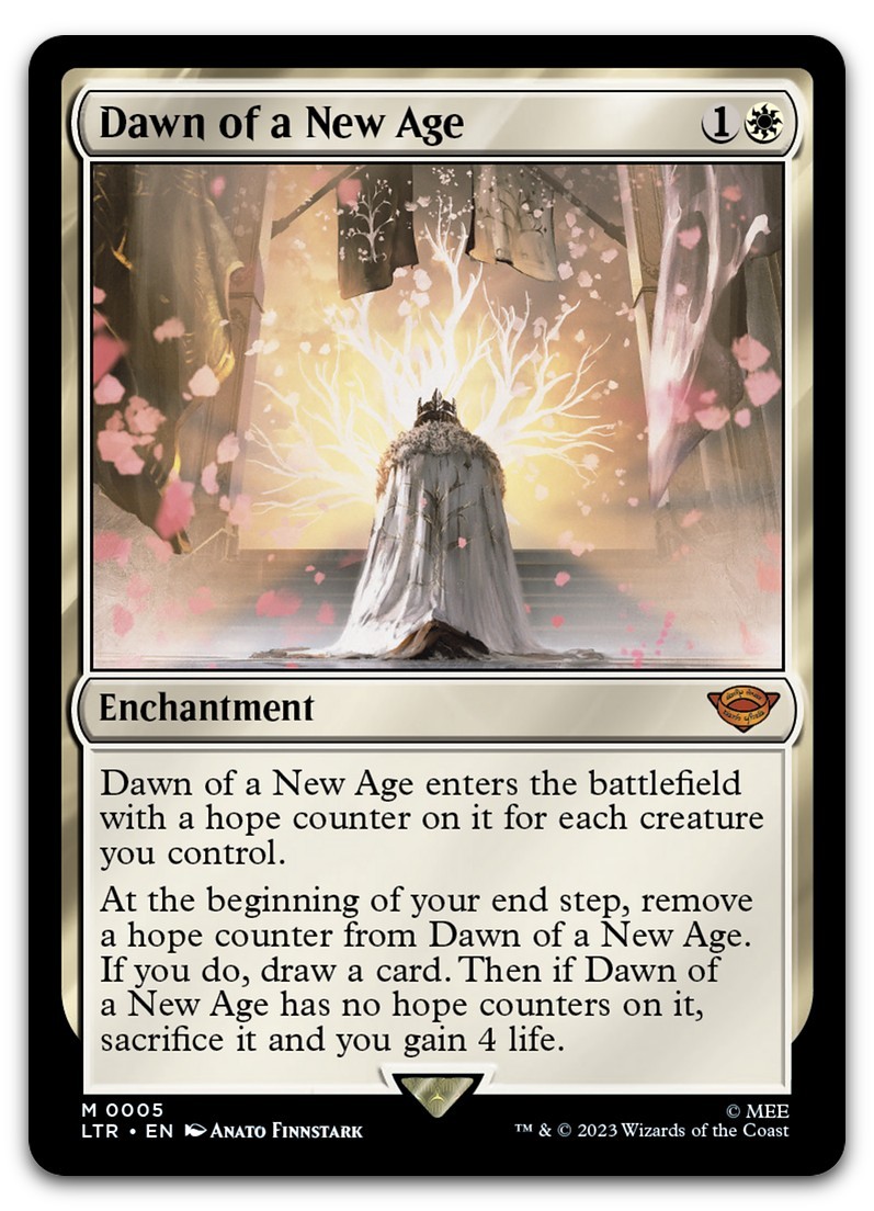 Dawn of a New Age #5 (NM) Lord of the Rings LTR Magic MTG