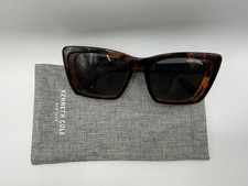 Kenneth Cole KC00027 52N Tortoise Cat Eye Sunglasses 51-19-140 New w/ Pouch