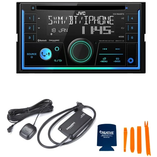 JVC KW-R940BTS CD Receiver with SXV300 SiriusXM Tuner Bluetooth Amazon Alexa