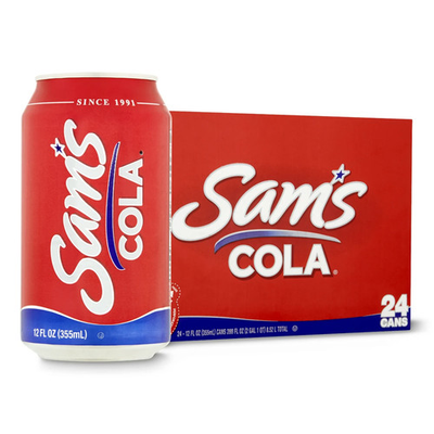 #ad Sams Cola Soda Pop 12 fl oz 24 Pack Cans $8.37