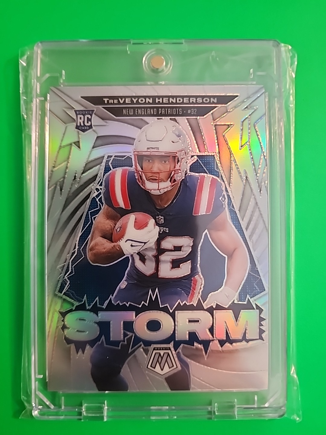 2025 Panini Mosaic Storm Silver TreVeyon Henderson