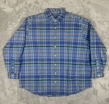 Polo Ralph Lauren Mens Oxford Button Down Shirt 2XB Flesh Pony Multi Plaid